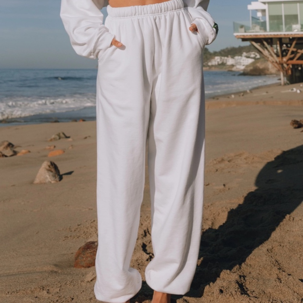 New Daily Drills White Joggers